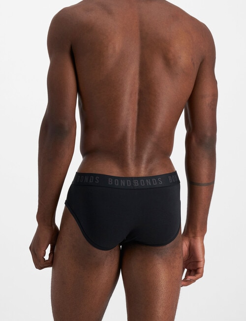 Bonds Damn Dry Briefs, Black product photo View 02 L
