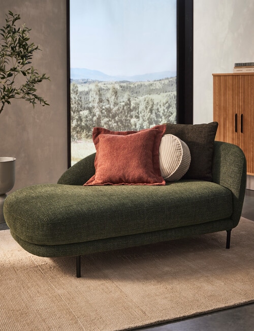 LUCA Furniture Milan Fabric Daybed With Right Arm product photo