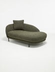 LUCA Furniture Milan Fabric Daybed With Left Arm product photo