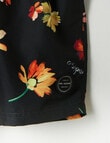 No Issue Flower Volley Short, Black product photo View 04 S