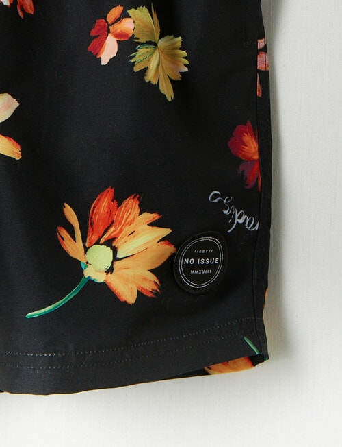 No Issue Flower Volley Short, Black product photo View 04 L