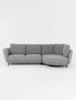 LUCA Milan Fabric 2 Seater Sofa with Right Hand Corner product photo View 03 S