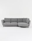 LUCA Furniture Milan Fabric 2 Seater Sofa with Right Hand Corner product photo View 03 S
