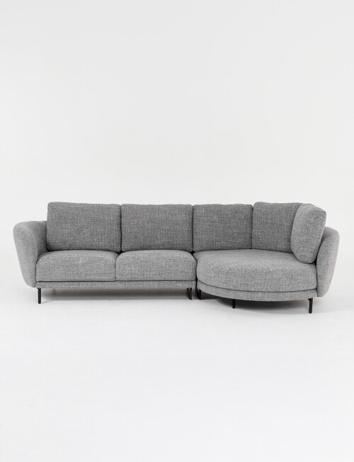 LUCA Milan Fabric 2 Seater Sofa with Right Hand Corner product photo View 03 L