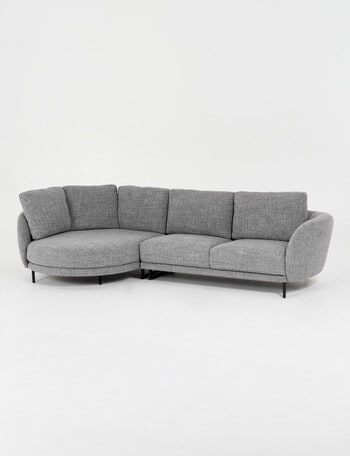 LUCA Furniture Milan Fabric 2 Seater Sofa with Left Hand Corner product photo