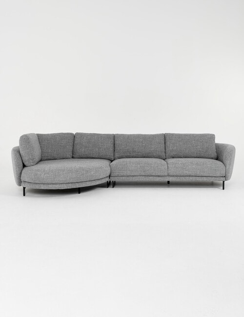 LUCA Furniture Milan Fabric 2.5 Seater Sofa with Left Hand Corner product photo View 03 L