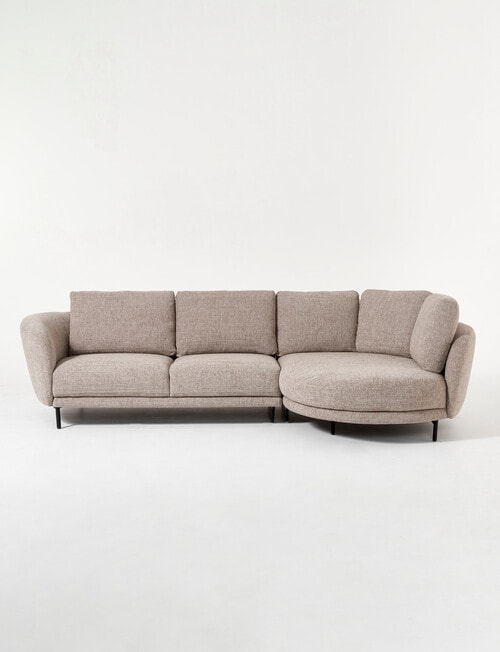 LUCA Furniture Milan Fabric 2 Seater Sofa with Right Hand Corner product photo View 03 L