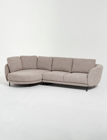 LUCA Furniture Milan Fabric 2 Seater Sofa with Left Hand Corner product photo