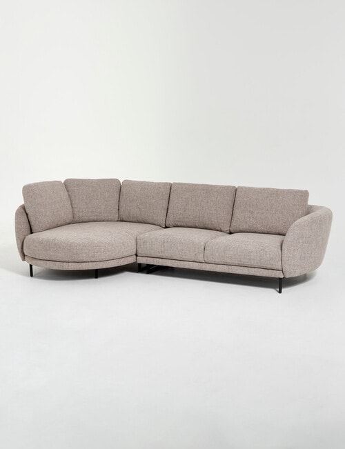 LUCA Furniture Milan Fabric 2 Seater Sofa with Left Hand Corner product photo