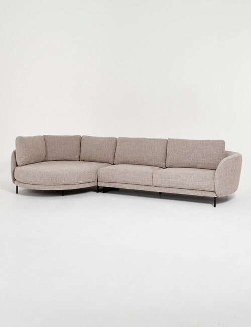 LUCA Furniture Milan Fabric 2.5 Seater Sofa with Left Hand Corner product photo