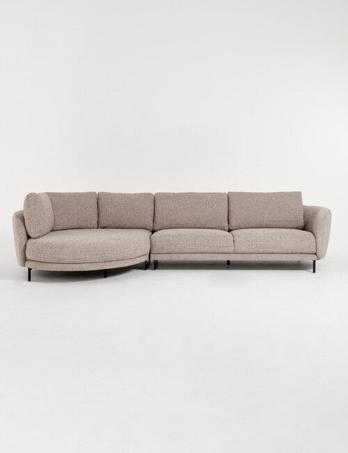 LUCA Furniture Milan Fabric 2.5 Seater Sofa with Left Hand Corner product photo View 03 L