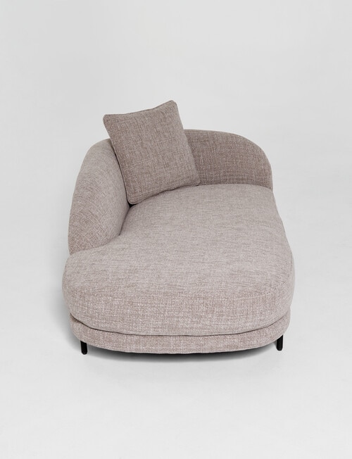 LUCA Furniture Milan Fabric Daybed With Right Arm product photo View 04 L