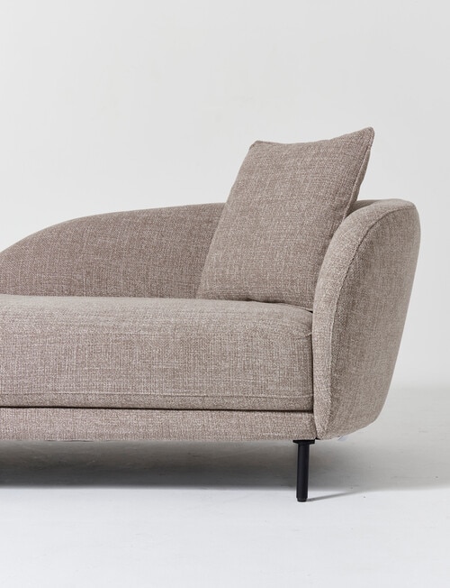 LUCA Furniture Milan Fabric Daybed With Right Arm product photo View 05 L