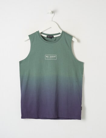 No Issue Tie Dye Tank, Pine product photo