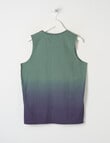 No Issue Tie Dye Tank, Pine product photo View 02 S