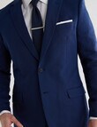 Laidlaw + Leeds Tailored Linen Blend Jacket, Navy product photo View 04 S
