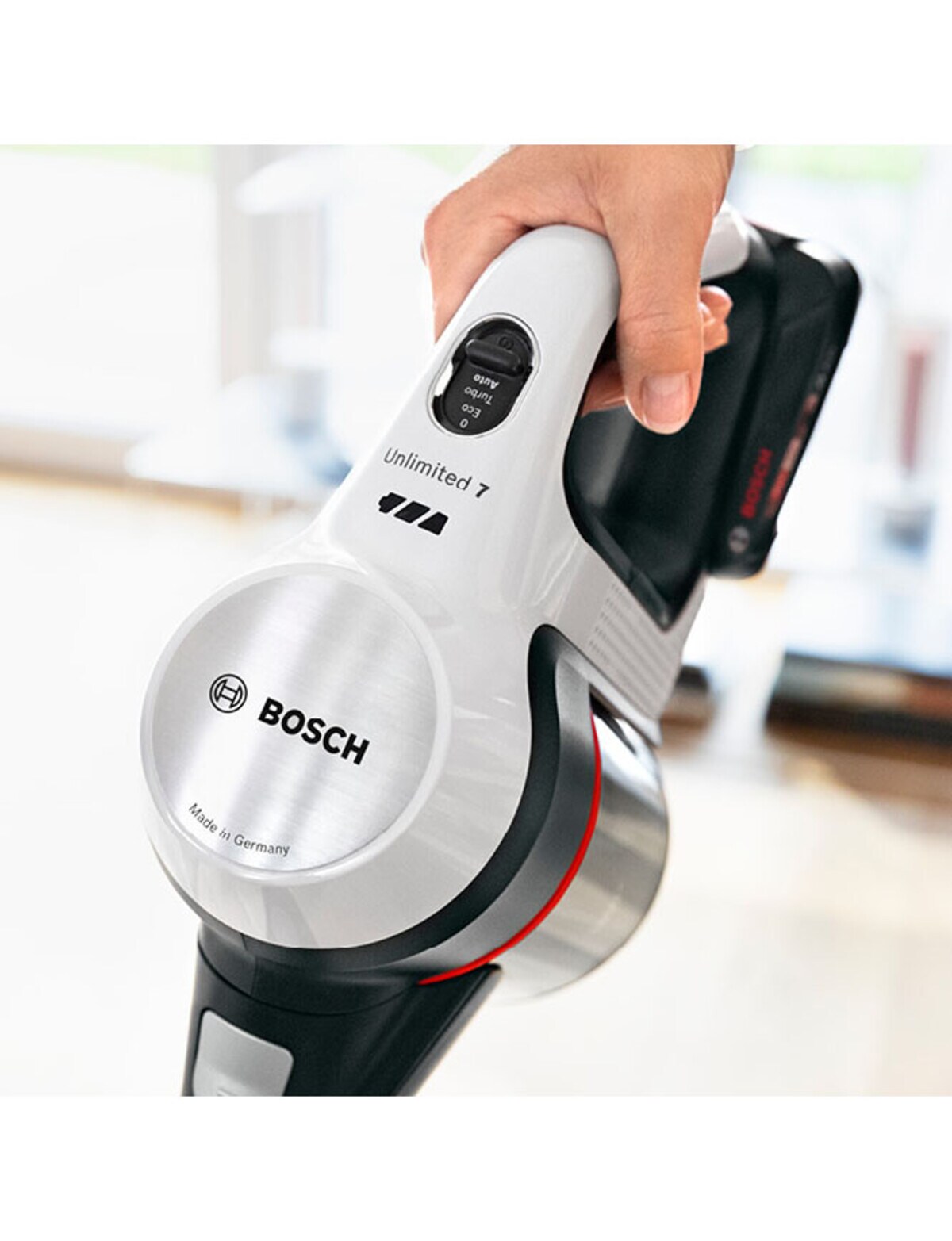 Bosch Rechargeable Vacuum Cleaner Unlimited 7, White, BCS711WAU