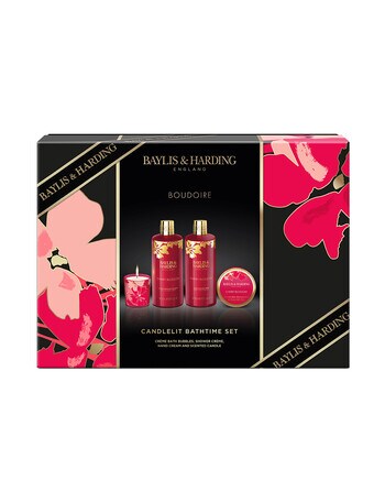 Baylis and Harding Boudoire Cherry Blossom Candlelit Bathing Gift Set product photo