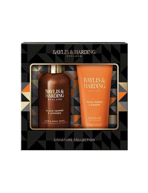 Baylis and Harding Black Pepper & Ginseng Men's Bathing Duo Gift Set product photo