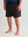Gasoline King Size Swim Shorts, Black product photo