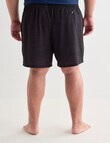 Gasoline King Size Swim Shorts, Black product photo View 02 S