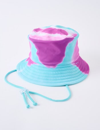 Wavetribe Dyed Swim Hat, Blue & Violet product photo