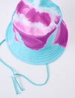Wavetribe Dyed Swim Hat, Blue & Violet product photo View 03 S