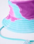 Wavetribe Dyed Swim Hat, Blue & Violet product photo View 05 S
