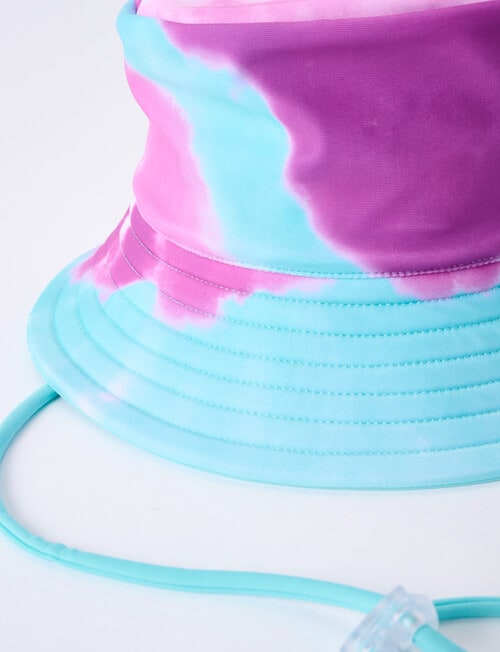 Wavetribe Dyed Swim Hat, Blue & Violet product photo View 05 L