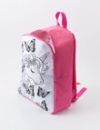 Mac & Ellie Colour Me Unicorn Backpack, Pink product photo View 05 S