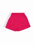 Champion Girls Panel Terry Short, Disco Pink product photo View 02 S