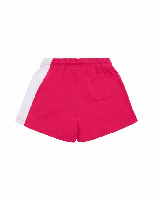 Champion Girls Panel Terry Short, Disco Pink product photo View 02 L