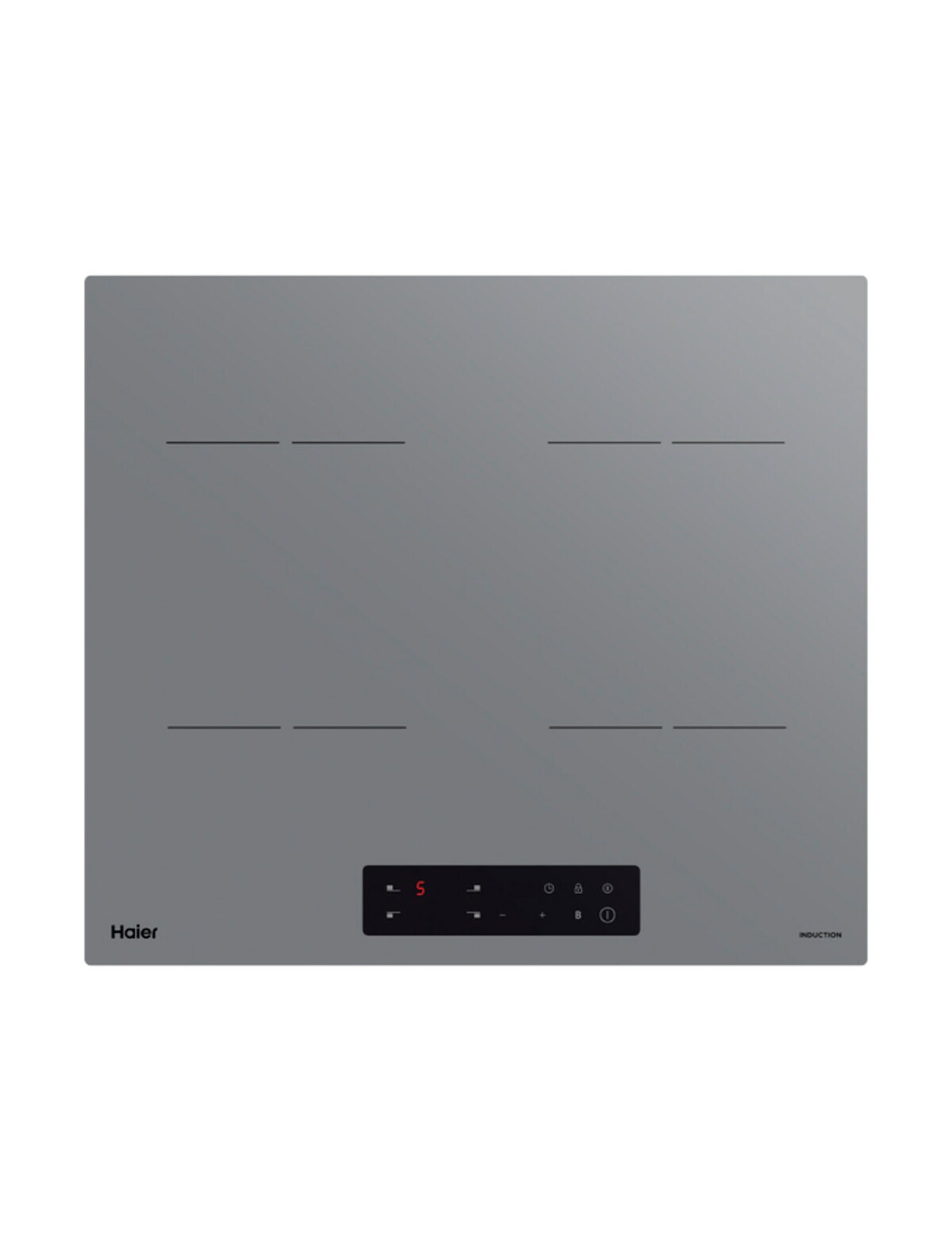 Haier 4Zone Induction Cooktop, Grey Glass, HCI604TG3 Ovens, Cooktops