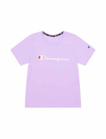 Champion Script Tee, Passionflower product photo
