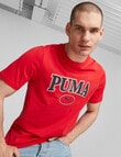 Puma Squad Tee, Red product photo View 03 S