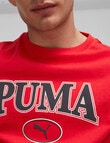 Puma Squad Tee, Red product photo View 04 S