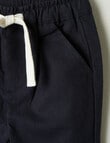 Teeny Weeny Linen Blend Pull On Pants, Navy product photo View 04 S