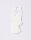 DS Socks Merino Cushioned Sole Liner, White product photo View 02 S