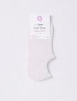 DS Socks Cotton Tencel Liner, Grey Lilac product photo View 02 S