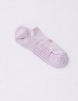 DS Socks Coolmax Cotton Cushion Sole Sport Liner, Grey Lilac product photo
