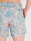 Gasoline Abstract Floral Swimshort, Sage product photo View 05 S