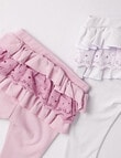 Little Bundle Pretty In Pink Pant Set, 2-Piece, Pink product photo View 02 S