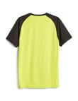 Puma Fit Triblend Ultrabreathe Tee, Black & Yellow product photo View 02 S