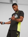 Puma Fit Triblend Ultrabreathe Tee, Black & Yellow product photo View 03 S