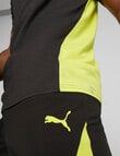 Puma Fit Triblend Ultrabreathe Tee, Black & Yellow product photo View 06 S