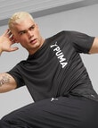Puma Fit Poly Logo Tee, Black product photo View 03 S