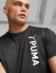 Puma Fit Poly Logo Tee, Black product photo View 06 S