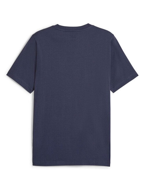 Puma Squad Graphic Tee, Navy product photo View 02 L