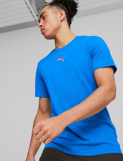 Puma Graphic Running Ultra Tee, Blue product photo View 03 L