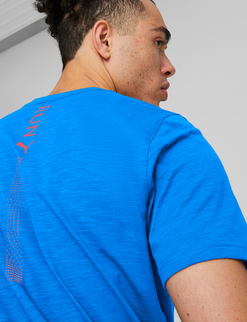 Puma Graphic Running Ultra Tee, Blue product photo View 04 L